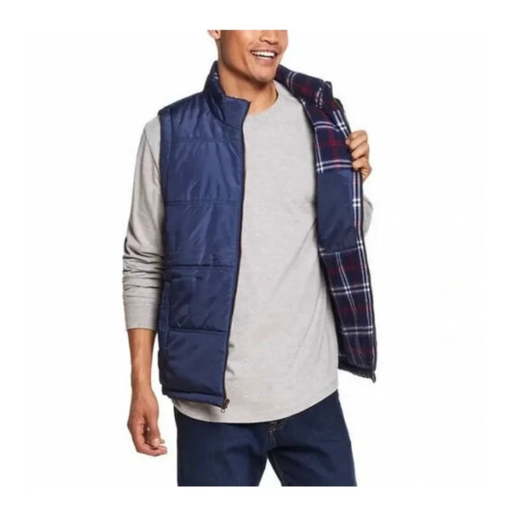 🌈 Weatherproof Vintage Brand New  Mens vest Blue Size M. 🌈